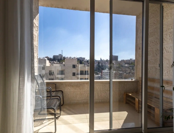Fully Furnished 2-Bedroom Apartment for Rent in Weibdeh | Balcony, Parking, 142 sqm