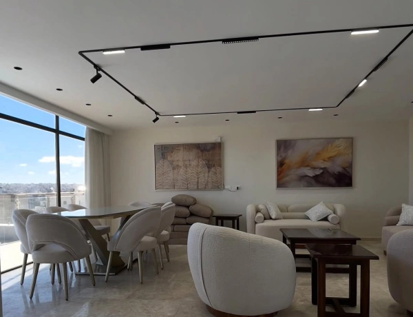 Luxury 3-Bedroom Duplex Apartment for Rent in Abdoun Amman | Private Rooftop & Panoramic Views