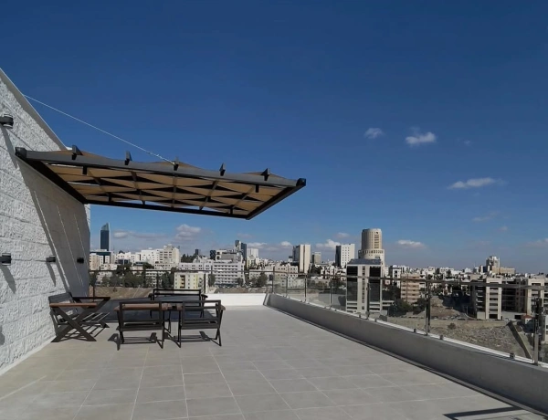 Luxury 3-Bedroom Duplex Apartment for Rent in Abdoun Amman | Private Rooftop & Panoramic Views