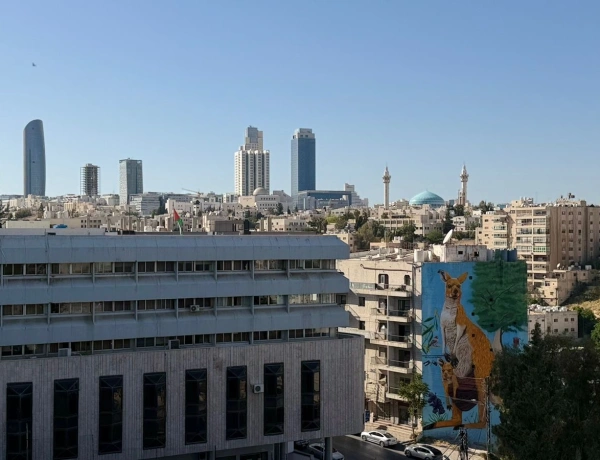 Modern 2-Bedroom Apartment with Terrace for Rent in Jabal Amman – Near Second Circle