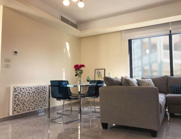 Modern 2-Bedroom Furnished Apartment for Rent in Abdoun, Amman | Diplomatic Zone