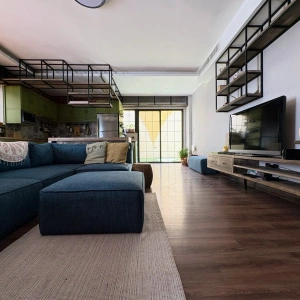 Fully Furnished 120sqm Industrial Loft with Private Terrace for Rent | Um Uthaina, Amman