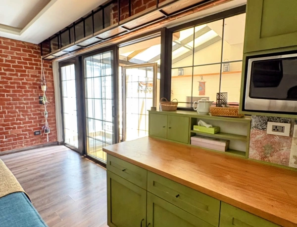 Fully Furnished 120sqm Industrial Loft with Private Terrace for Rent | Um Uthaina, Amman