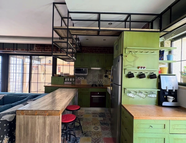 Fully Furnished 120sqm Industrial Loft with Private Terrace for Rent | Um Uthaina, Amman