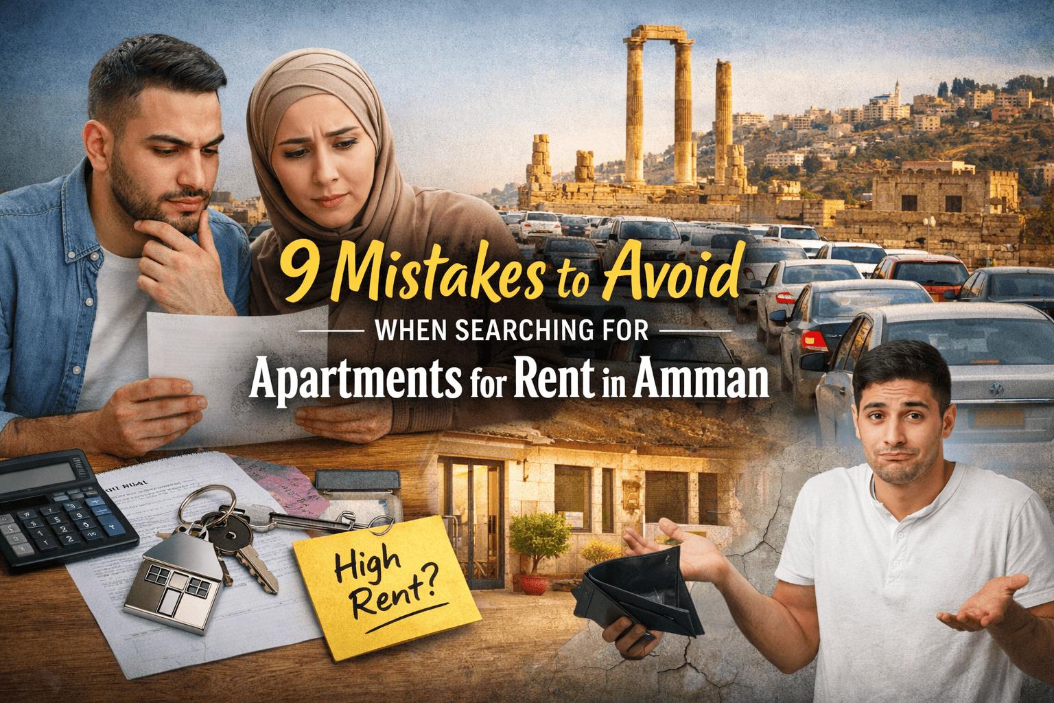 9 Mistakes to Avoid When Searching for Apartments for Rent in Amman