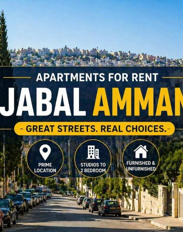 Apartments for Rent Jabal Amman | Furnished & Unfurnished Units by Street