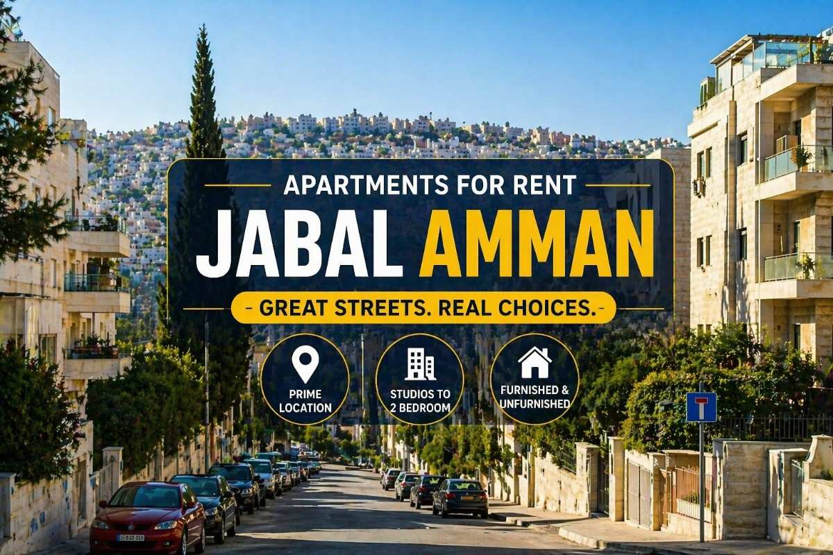 Apartments for Rent Jabal Amman | Furnished & Unfurnished Units by Street