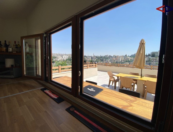Rooftop Two-Bedroom Apartment in Jabal Al-Weibdeh | Private Terrace | Amman
