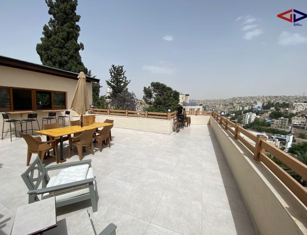 Rooftop Two-Bedroom Apartment in Jabal Al-Weibdeh | Private Terrace | Amman