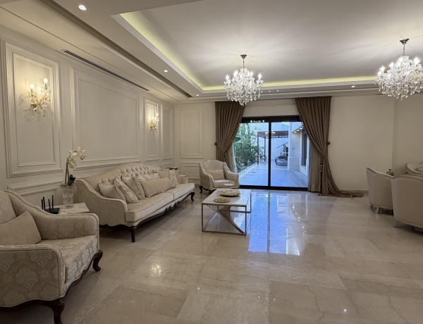 Luxury Three-Bedroom Apartment with Private Terrace for Rent in Abdoun, Amman