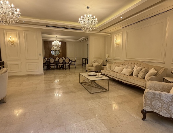 Luxury Three-Bedroom Apartment with Private Terrace for Rent in Abdoun, Amman