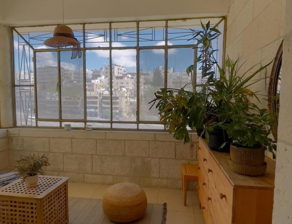 Fully Furnished 1-Bedroom Rooftop Apartment for Rent in Jabal Al-Weibdeh, Amman